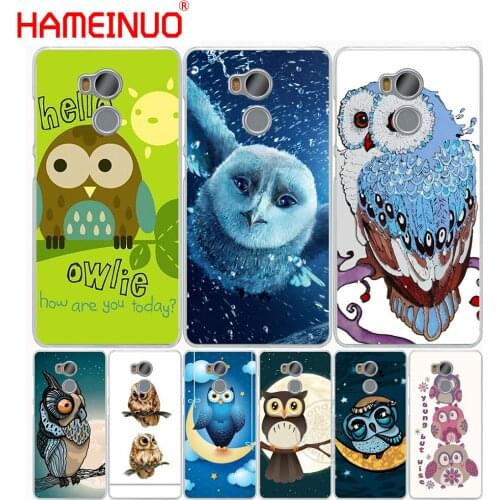 HAMEINUO Cute Owls Cartoon Animal Cover phone Case for Xiaomi redmi 4 1 1s 2 3 3s pro note 4 4X 4A 5A