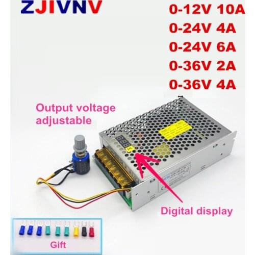 72-150W 2-10A 0-36V Switching Power Supply Output Voltage 36V AC DC Output Power 72-150W for LED Strip Light for CCTV