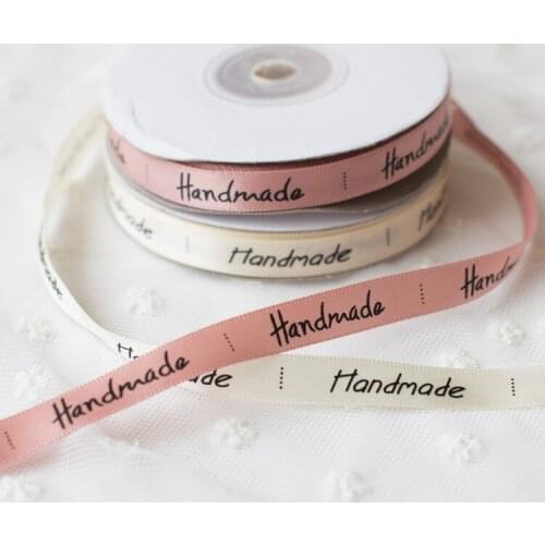 10mm 3/8'' 25yards/color 2color mixed ZAKKA polyester" hand made" ribbon,printing sewing tape, handmade printing ribbons W014