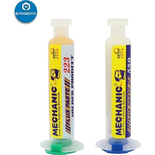 Mechanic BGA Solder Paste Flux 10CC 223 / 559 Lead-Free Soldering Paste for PCB SMD Soldering Reballing Computer Phone Chips