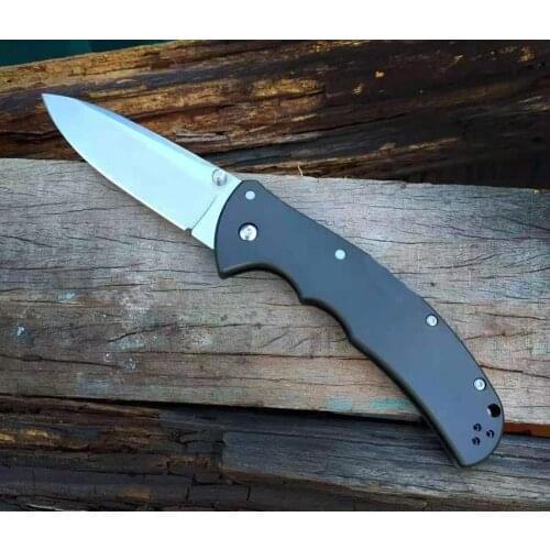 Code Multi-function Folding Tactical Survival Knives Hunting Camping Blade Aluminum Handle Military Survival Knife Pocket