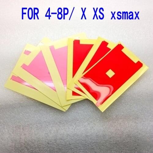 100pcs Back light Sticker red Film For Iphone x xs xsmax 4 5s 6s 7 8 plus refurbishment LCD Screen Back Adhesive Glue Sticker