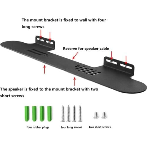 Wall Mount Shelf Holder Stand Bracket Cradle for SONOS Beam Wireless SOUNDBAR Speaker Accessories