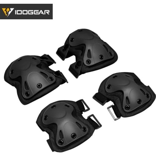 Hunting accessories IDOGEAR Tactical Knee Pads & Elbow Pads Set Knee Protector Airsoft Elbow Protector 6914