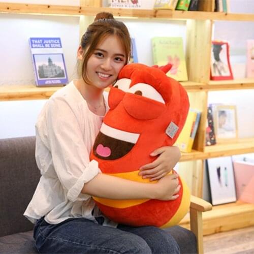 35-65CM Anime Movie Giant Size Insect Slug Creative Larva Plush Toy Stuffed Soft Cartoon Pillow Children Kids Christmas Present