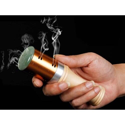 Moxibustion bar Wen jiu Portable moxa-moxibustion Natural stone hot compress massage tools
