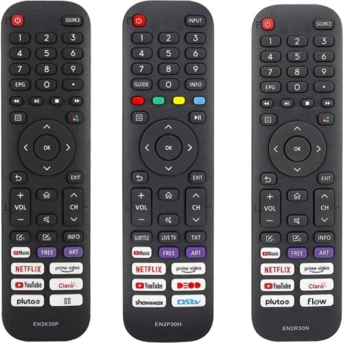 Remote Control for Hisense 4K UHD LED Smart TV EN2R30N EN2K30P EN2P30H 43H77G 43V6G 43A60G 50A60G 50A60H 55H6G 55H77G Controller