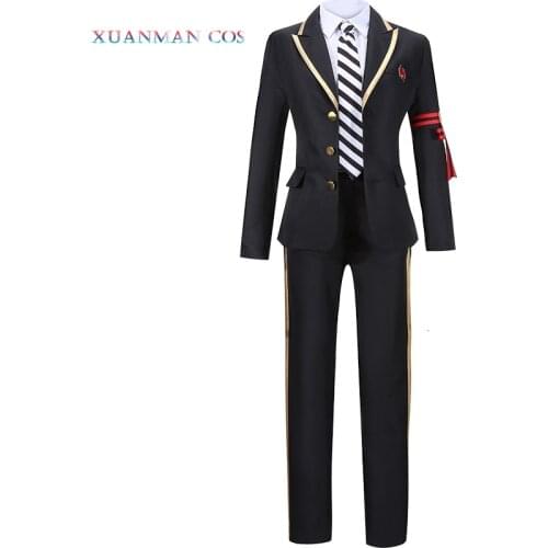 Twisted-Wonderland Cosplay Costume Alice in Wonderland Cater Diamond Jacket Shirt Pants Asian Size Women Men Halloween Carnival