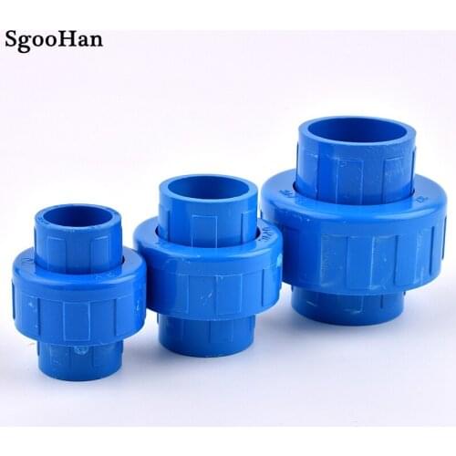 1~20pcs Big Size 20~110mm PVC Pipe Union Connector Garden Irrigation Aquarium Fish Tank Tube Watering Adapter Fittings Joints
