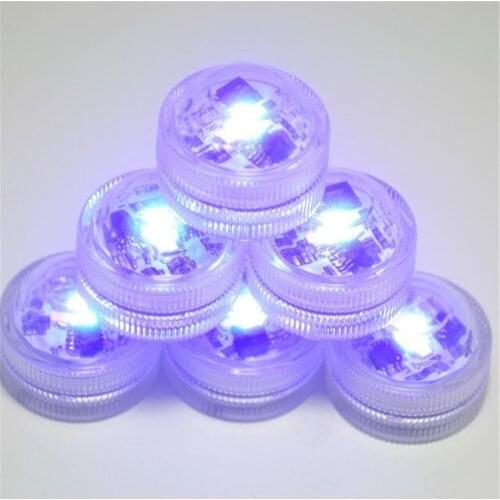Kitosun Coin Battery Operated Waterproof Submersible Mini LED Vase Light, Remote Controlled LED Party Lights for Wedding Decor
