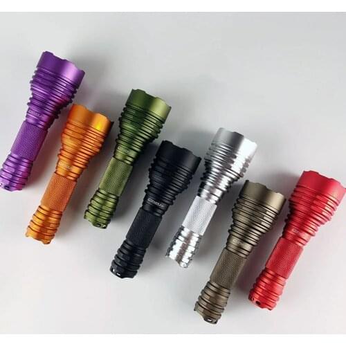 Flashlight Convoy C8 Plus with SST40 Led Linterna Flash Light Torch 2000lm Camping Fishing Lantern Green Orange Silver Work Lamp