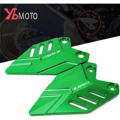 Motorcycle Foot Peg Heel Protection Film Mount Heel Guard For Kawasaki z650 2017-2020 ninja 650 Ninja650