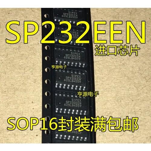 10PCS SP232EEN-L/TR SOP-16 MAX232