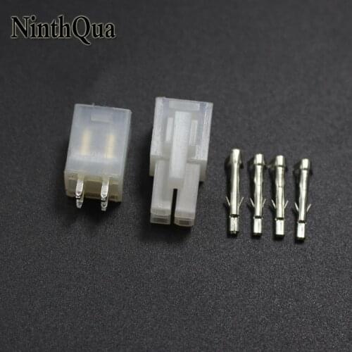 5sets 5557 5569 4P Straight Pin Wire Terminals Electrical Connector 4.2mm 4Pin Plug jack for Car Auto PC ATX