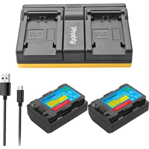 2x NP-FZ100 FZ100 Camera Batteries + Dual Charger for Sony Alpha a9, a7R III, A7R MARK 3, Alpha a7 III, A7 MARK 3 BC-QZ1 ILCE-9