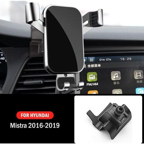 Car Mobile Phone Holder Mounts GPS Stand Gravity Navigation Bracket For Hyundai Mistra 2016 2017 2018 2019 Car Accessories