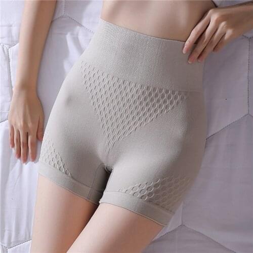 Seamless Safety Shorts Pants Shapewear For Women Nylon High Waist UnderPants Girls Female Panties Slimming Lingeries