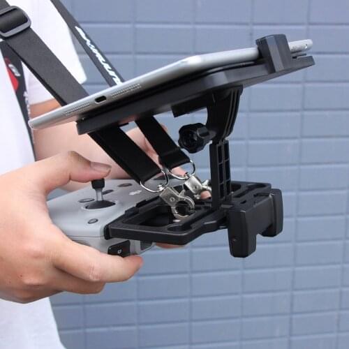 DJI Mavic 2 Tablet Holder Remote Control Mobile Phone Tablet Holder For Mavic Air 2S/Mini SE Adjustable Accessory With Lanyard