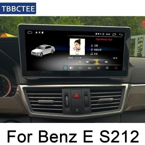 For Mercedes Benz E Class S212 2010~2016 Car multimedia Android Autoradio Car Radio GPS player Bluetooth WiFi Mirror link HD