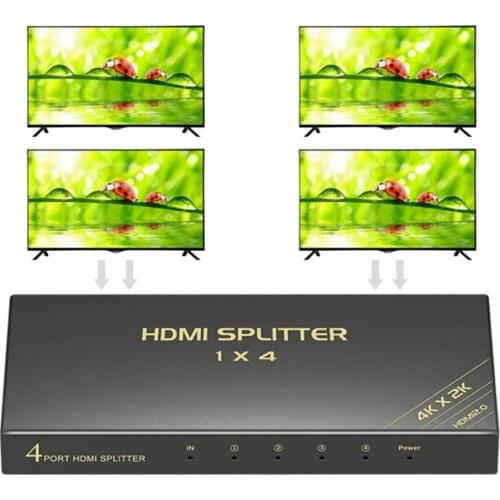 HDMI splitter 1X2 1X4 1X8 HDMI2.0 version HDCP2.0 4KX2K 60Hz 18Gbs transmission rate