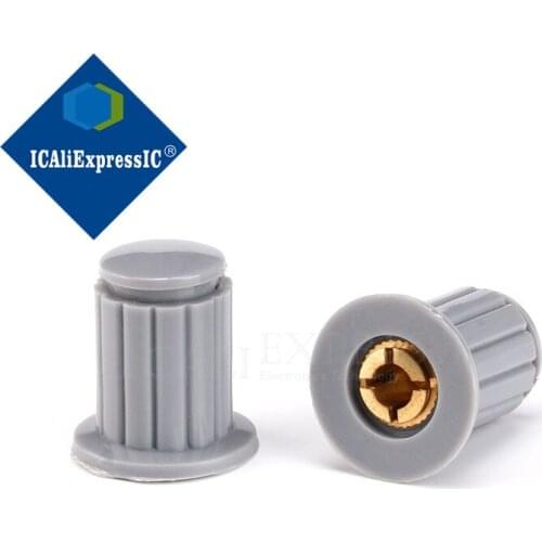 5PCS Grey knob button cap is suitable for high quality WXD3-13-2W - turn around special potentiometer knob In Stock