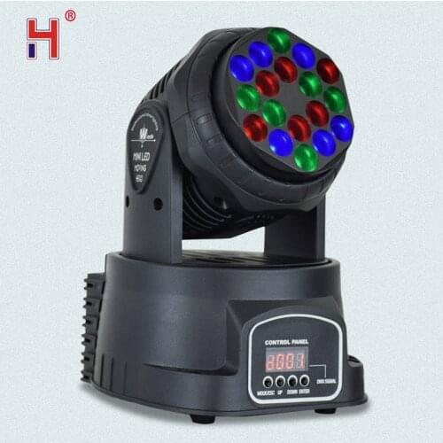 Led Beam Moving Head 18X3W Rgb Light Dmx 512 Led Stage Lighting For Dj Disco Party Lights