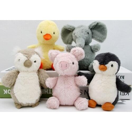 Hot Selling Cute Peanut Stuffed Animal Plush Toy Series Penguin Owl Plush Toys for Kids Gift