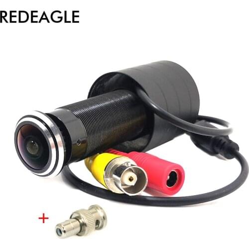 REDEAGLE Metal Case 1.8MM Fisheye Wide Angle Home Door Cat Eye Color CCTV Analog Security Camera