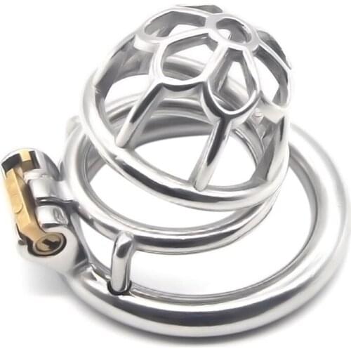 2021 Newest Stainless Steel Male Chastity Device,Metal Cock Cage,Penis Rings,Penis Sleeve Lock,Chastity Belt,Sex Toys For Man