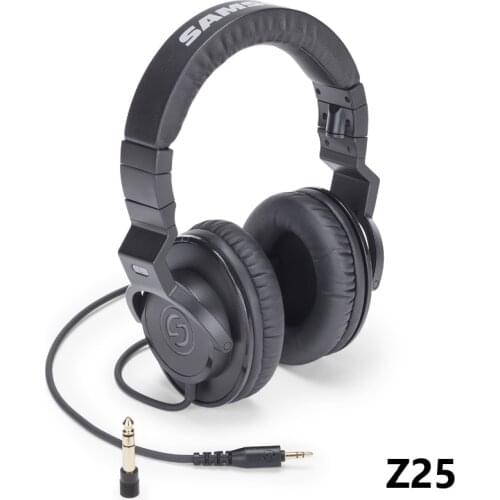 Samson Z25 Closed type monitoring Headphone Over-ear Studio Monitor Noise Isolating Headset For Musicians & Music Lovers