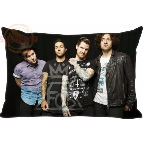 P#J3 Custom FALL OUT BOY Rectangle Pillowcase zipper Classic Pillow Case size cm&35X45cm W#1121Y-e3