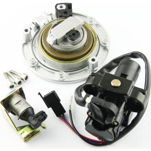 Motorcycle Ignition Switch Fuel Gas Tank Cap Cover Seat Lock Key Set Kit For Honda CBR1100XX 1996 1997 1998 Moto Accessories