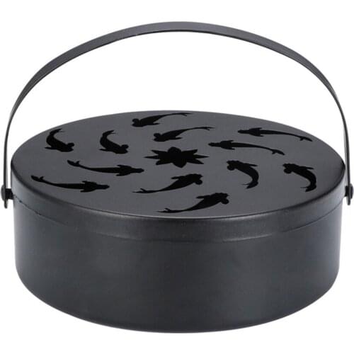 Mosquito Coil Holder Retro Portable Mosquito Incense Burner For Home And Garden Baby Child Pregnant Pest Killer #20