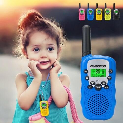 Baofeng Portable Walkie Talkie BF-T3 22 Channels Mini Two-way Radio Transceiver 10 Call Tones BF T3 Kids Radio UHF 462-467mHz