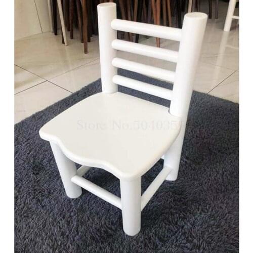 Simple solid wood childrens chair cute chair home baby small meal chair bench kindergarten seat wooden chair