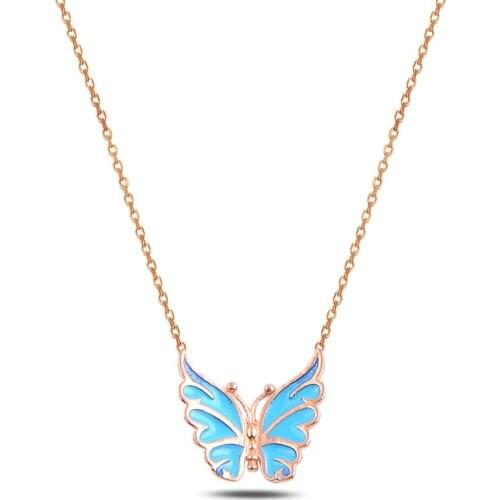 Silver Butterfly Necklace