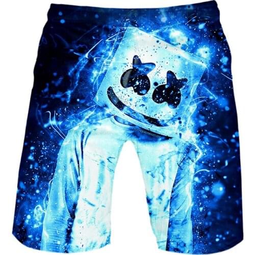 Candy Band Baida DJ Board Shorts Kids Summer Quick Dry Beach Swiming Shorts Men Harajuku 3d Print Short Pants Beach clothes 6XL