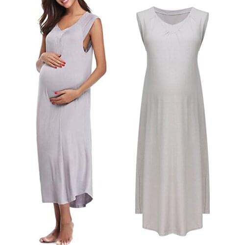 Платья макси для беременных SOSOCOER China At AliExpress