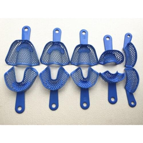 Dental Impression Tray Plastic-Steel Teeth Holders Dentist Instrument Dentistry Materials Dentist Tools