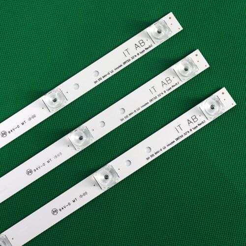 100%new 59cm LED backlight 6lamp for LG 32"TV 32MB25VQ 6916l-1974A 1975A 1981A lv320DUE 32LF5800 32LB5610 innotek drt 3.0 32