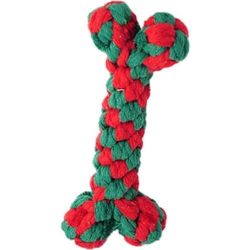 Bite Resistant Durable Pet Dogs Woven Rope Molar Toy Tear-resistant Teeth Molar Toys Fine Workmanship for Teddy
