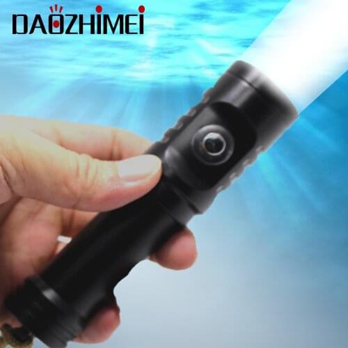 Underwater scuba diving flashlight Flash light Waterproof XM L2 Lantern lamp18650 Torch Camping Lanterna Flash light Lamp