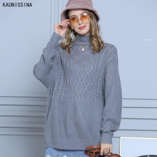 Knitting Turtleneck Sweater Women Pullover Long Bottoming Sweaters Ladies Long Sleeve Autumn Winter Streetwear Pullovers Jumpers