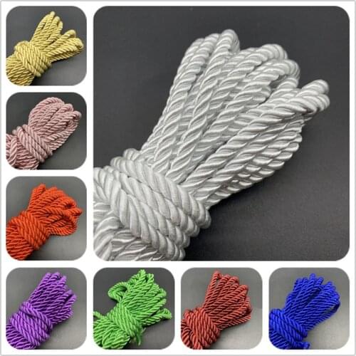 5yards/Lot 5mm 3-Strand Paracord Rope Polypropylene Rope Home Decoration Accessories Rope For Bracelet Rustic Home Decor