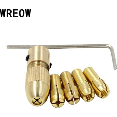 1.0-3.0mm mini drill chucks adapter micro drill collets clamp socket Set power tool mini electric drill dremel Accessories