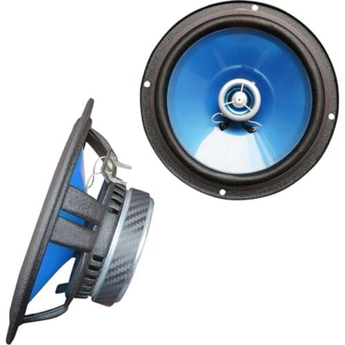 A pair Blue car audio speaker sound system best selling high qualtiy 6.5 inch Car speaker 2 way 2x120W Coaxial Car Speaker