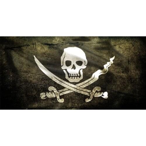 Bamboo Fiber Bath Towels For Adults 140x70cm Drying Washcloth Pirate Skull Print Beach Towels Home Textile Bathroom Gift