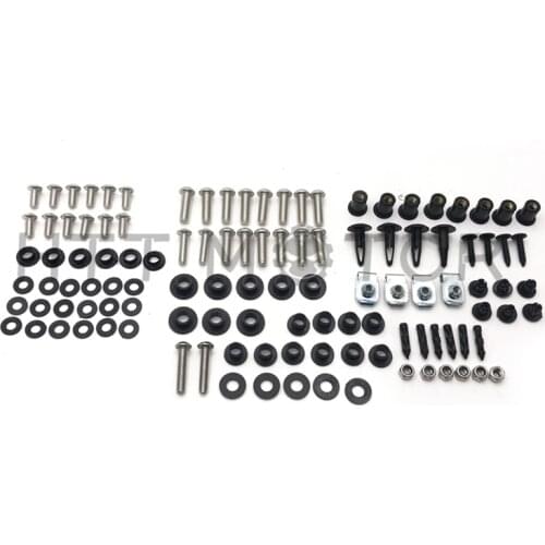 Free Shipping Chrome Motorcycle Part Fairing Bolt Kit Body Work Screws Nuts Fasteners For Honda CBR 600 F4 F4i 1999-2007