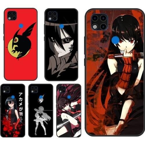 Anime Akame Ga Kill Case For Xiaomi Redmi Note 10 Pro 9 Pro 8 7 9S 8T K40 Redmi 9 9A 9C 7A 8A 9T Cover Funda