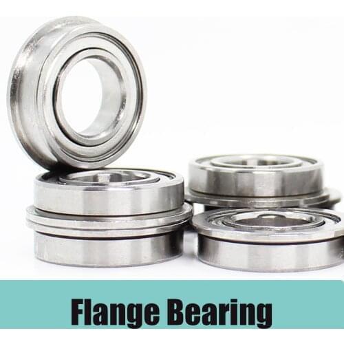 F6901ZZ Flange Bearing 12x24x6 mm ABEC-1 10PCS Thin Section Flanged F6901 Z ZZ Ball Bearings